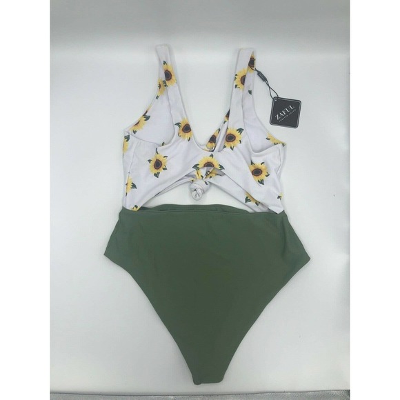 Zaful 1pc Bikini Sunflower Size 8 New With Tags - Picture 1 of 12
